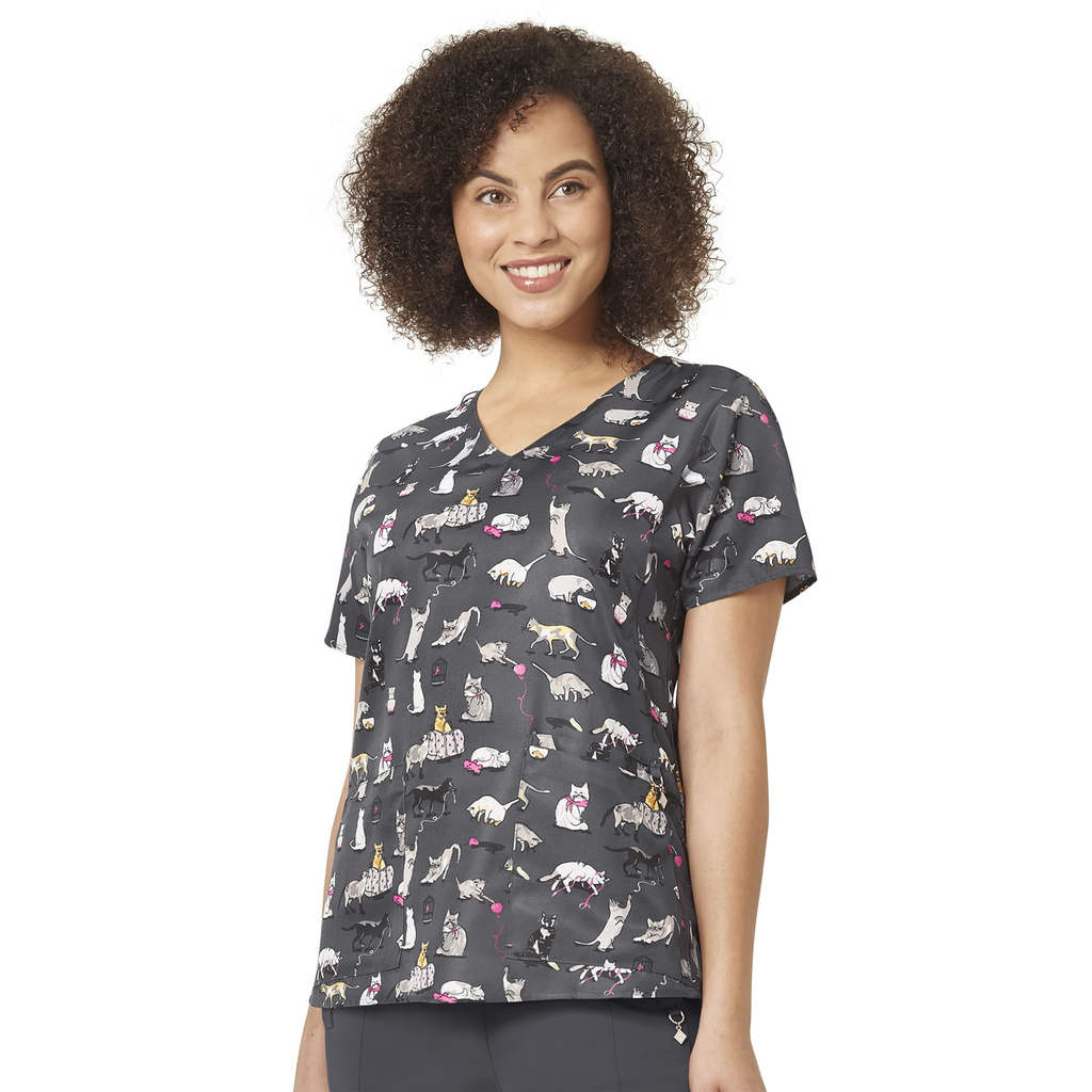 lékařská halenka s potiskem