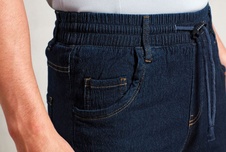 Kalhoty DENIM UNISEX kuchařské, různé barvy