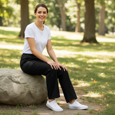 Kalhoty RACHEL LADY, černé