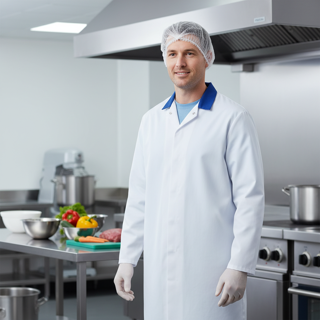 Plášť FOOD INDUSTRY  BEZ KAPES