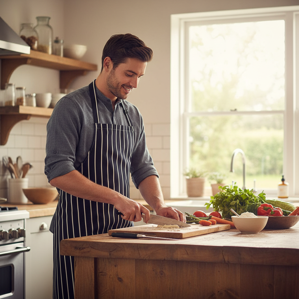 Zástěra TEELING ŘEZNICKÁ BEZ KAPSY