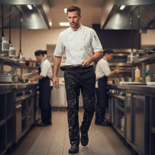 Kalhoty CHEFS MESHAIR 100% bavlna (+síťovina) 