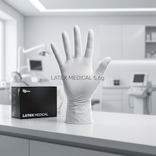 Rukavice ESPEON LATEX MEDICAL 5,6g, nepudrované