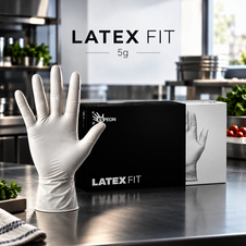 Rukavice ESPEON LATEX FIT 5g, pudrované  