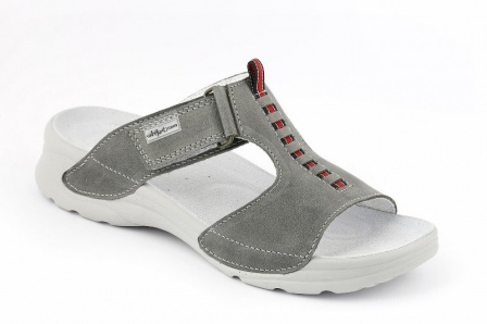 Pantofle ZDEŇKA, šedé