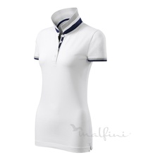 Polokošile dámská Malfini COLLAR CUP 215g, bílá