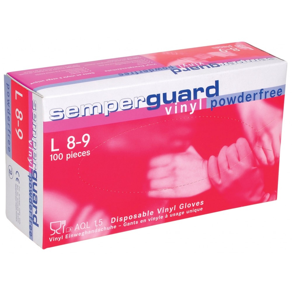 Pracovní rukavice SEMPERIT VINYL nepudr 100ks