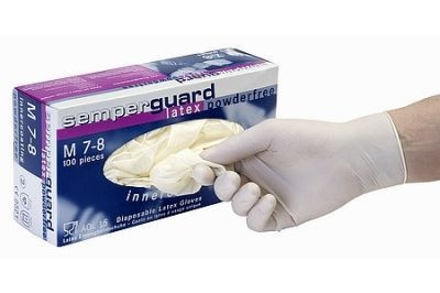 Pracovní rukavice SEMPERIT LATEX nepudrované 100ks