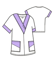 DOPRODEJ! Dámská halena GIANA, bílá/žlutá