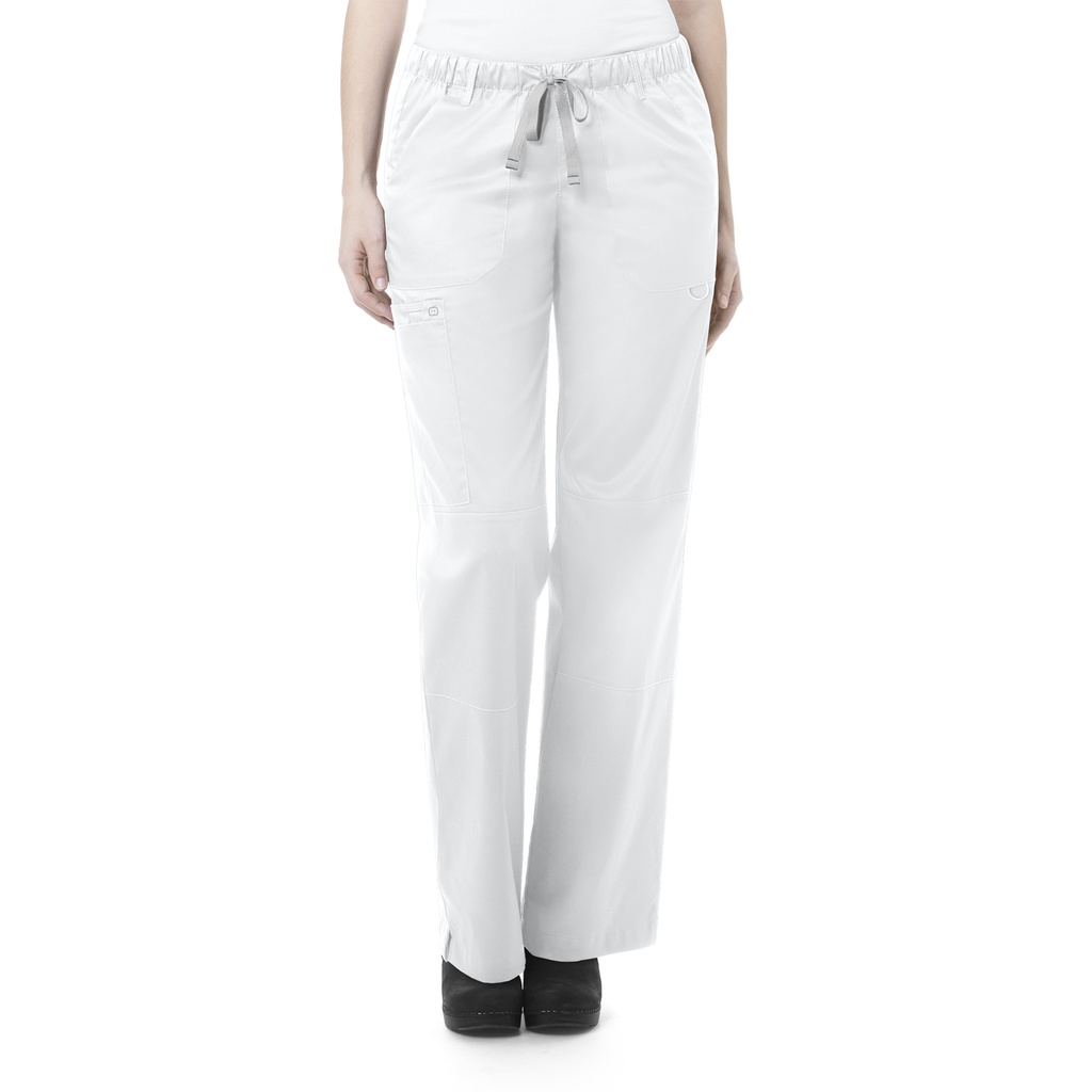 bílé lékařské kalhoty wonderwink 504_WHIT_01