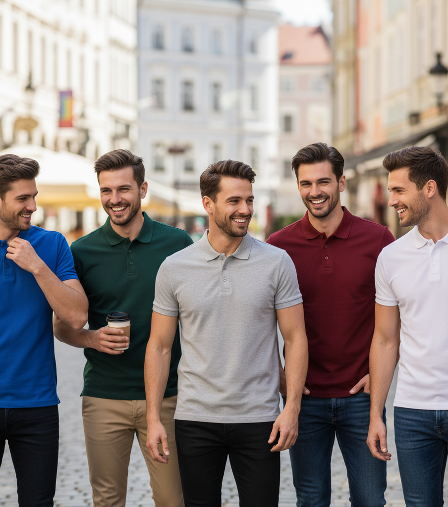 Polokošile PIQUE POLO MAN